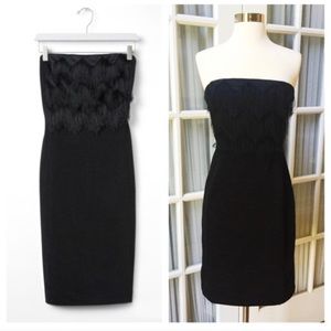 Banana Republic Black Fringe Dress